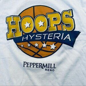 Peppermill Reno Nevada Hoops Hysteria Basketball Game T Shirt Memorabilia Tee